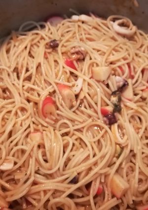 Una foto de Spaghetti marinero