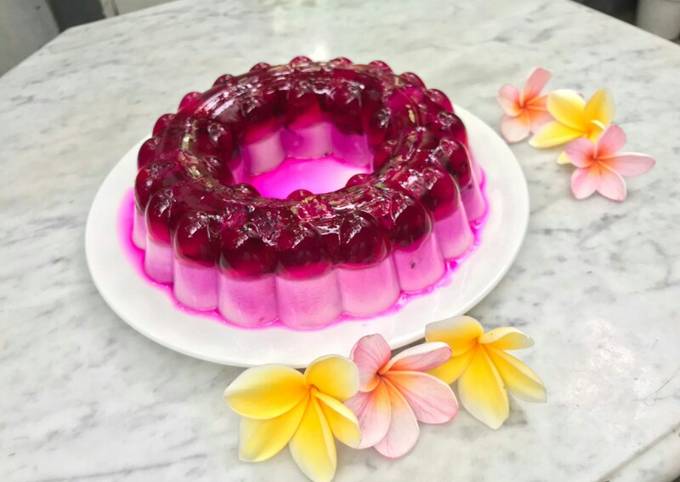 Resep Puding Naga Yoghurt Resep Puding Naga Yoghurt