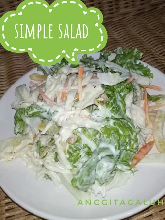 Cara Gampang Membikin Resep  Simple Salad yang Lezat Sekali, Sempurna
