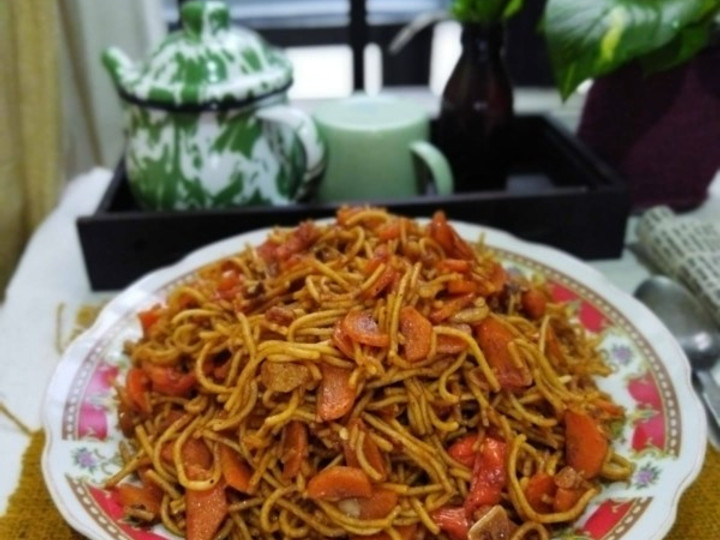 Resep Mie Goreng Wortel Sederhana, Bikin Ngiler