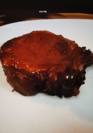 A picture of Amber Pork Chops.