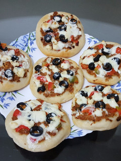 صورة لوصفة ميني بيتزا 🍕🍕