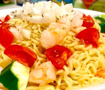 How To Serving Recipe Tomato Cold Noodle Practical Delicious