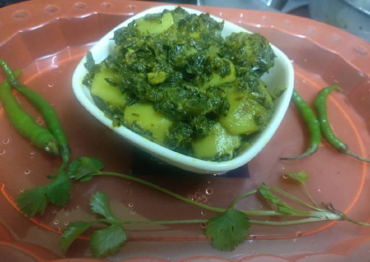 Easiest Way to Make Speedy Aloo methi