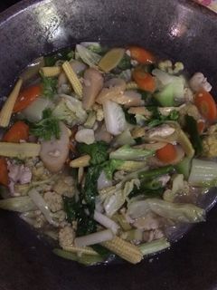 Foto resep Capcay goreng ayam