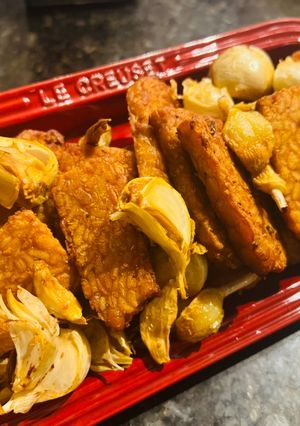 Foto resep Tempe goreng bawang