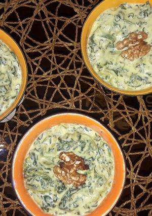 عکسی از دستور بورانی یا پوره اسفناج