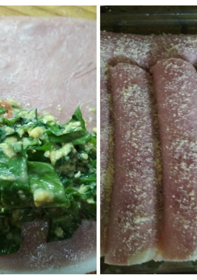 Una foto de Canelones sin masa