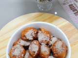 Bolinho de chuva com banana