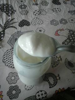 Una foto de Yogur casero de vainilla