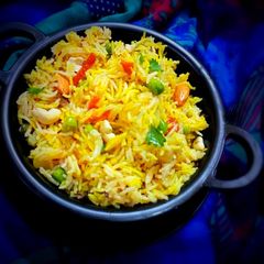 A picture of Sahi pulao.