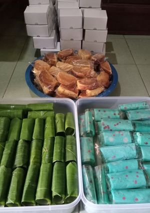 Foto resep Dadar gulung isi unti kelapa gula merah