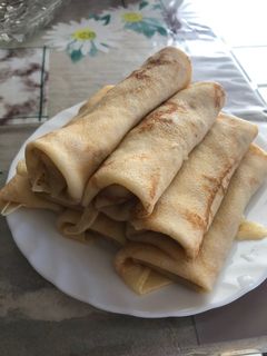Фото Блинчики с мясом.