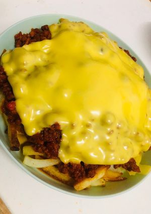 Gambar Chili Cheese Fries Simple