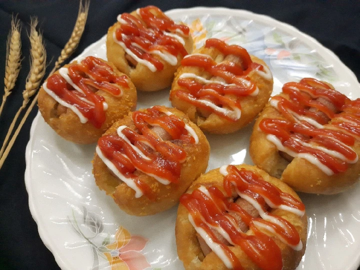 Langkah Gampang Membikin Resep Donat sosis crispy yang Bikin Ngiler Anti Ribet, Bikin Ngiler