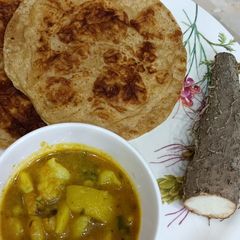 A picture of Ratalu Purple Yam Sabji.