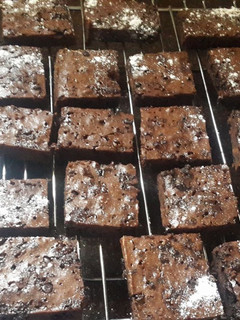 A picture of Choco Chip Brownies.
