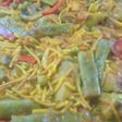 Verduras con fideos