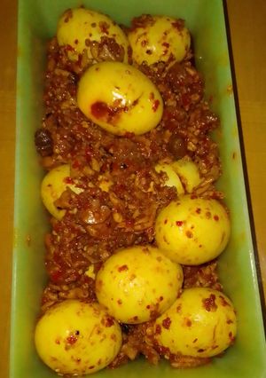 Foto resep Ati Ampela Usus Telur Ayam Balado maknyus