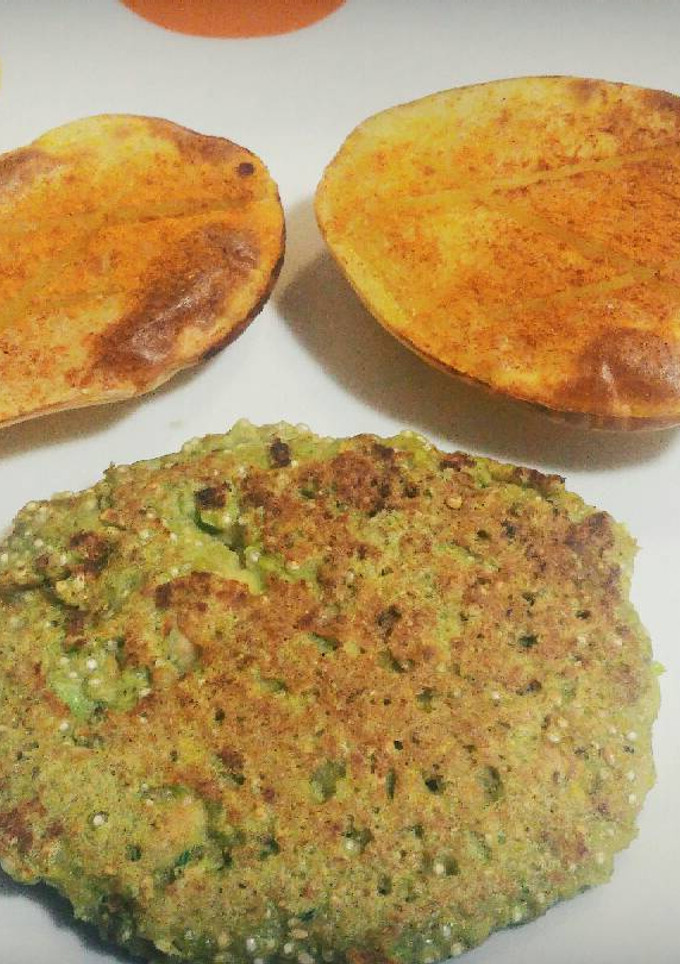 Una foto de Hamburguesas de atún con verduras y quinoa