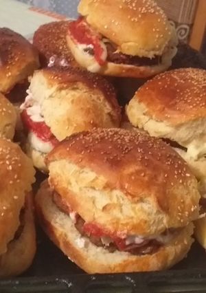O poză a rețetei Hamburgher făcut acasă.