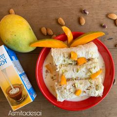 A picture of Mango creamy roll.