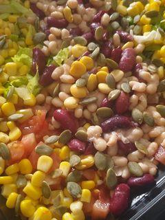 صورة لوصفة سلطة الفاصوليا