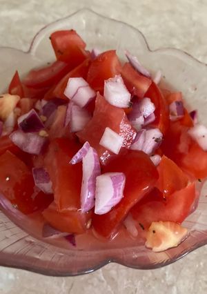 Paradicsom saláta recept fotója