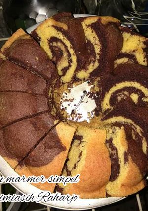Foto resep Bolu marmer simpel lembut 😇✌