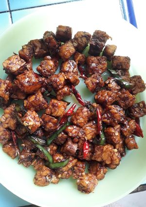 Foto resep Tempe kecap (kering)