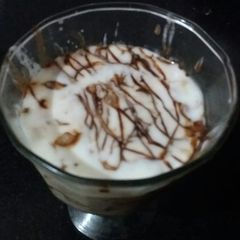 A picture of Banana chocolate shake.