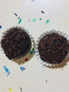 Una foto de Trufas de chocolate sin gluten