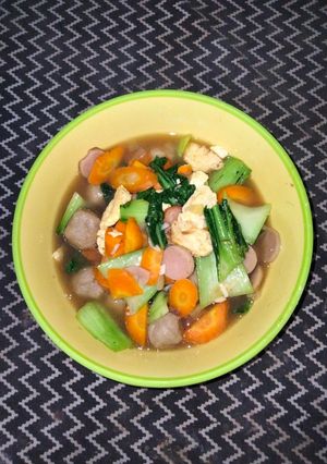 Foto resep Sapo tahu bakso