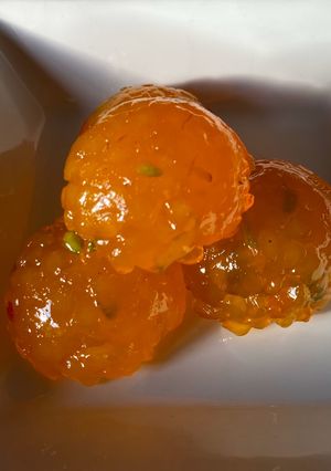 A picture of Farari Sabudana laddu.