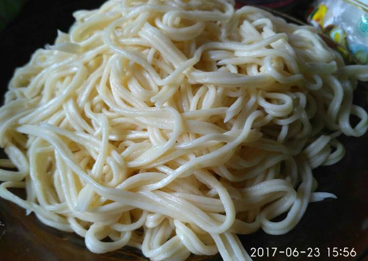 Cara Gampang Membuat Mie telur homemade yang Bisa Manjain Lidah