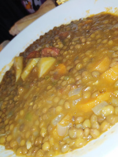 Una foto de Lentejas con chorizo