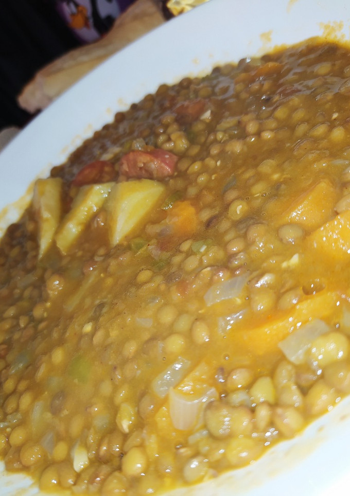 Una foto de Lentejas con chorizo