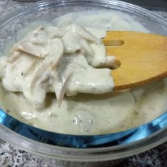 Mushroom sauce A picture of Mushroom sauce.