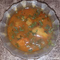 A picture of Aaloo gobi ka salan.