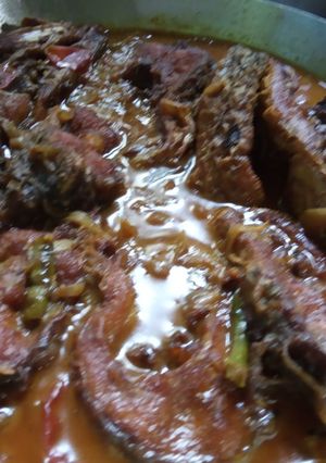A picture of Fish curry.