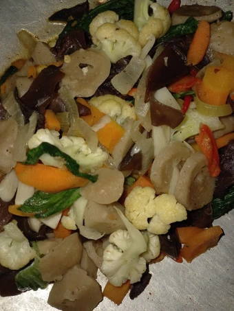 Langkah Gampang Membuat Resep Capcay sayur bakso with mushrooms yang Bisa Manjain Lidah Anti Ribet, Mantap