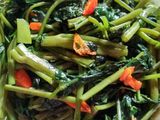 Oseng kangkung pedas