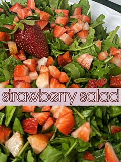 صورة لوصفة سلطة الفراولة 🍓