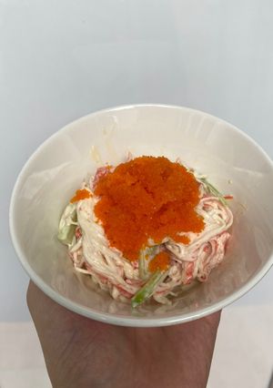 รูปของ Coleslaw ปูอัดสีส้ม