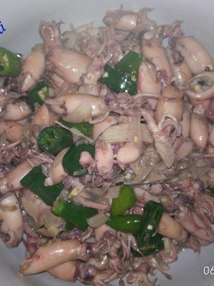 Foto resep Tumis Cumi Asin Cabe Ijo