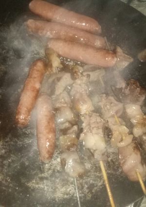 صورة لوصفة الشواء البسيط من كبدة ومرقز