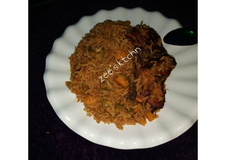 Chicken jollof rice Chicken jollof rice