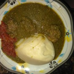 Semo da miyar kubewa A picture of Semo da miyar kubewa.