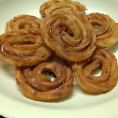A picture of Rice flour buttermilk chakli.