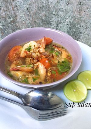Foto resep Sup udang galah